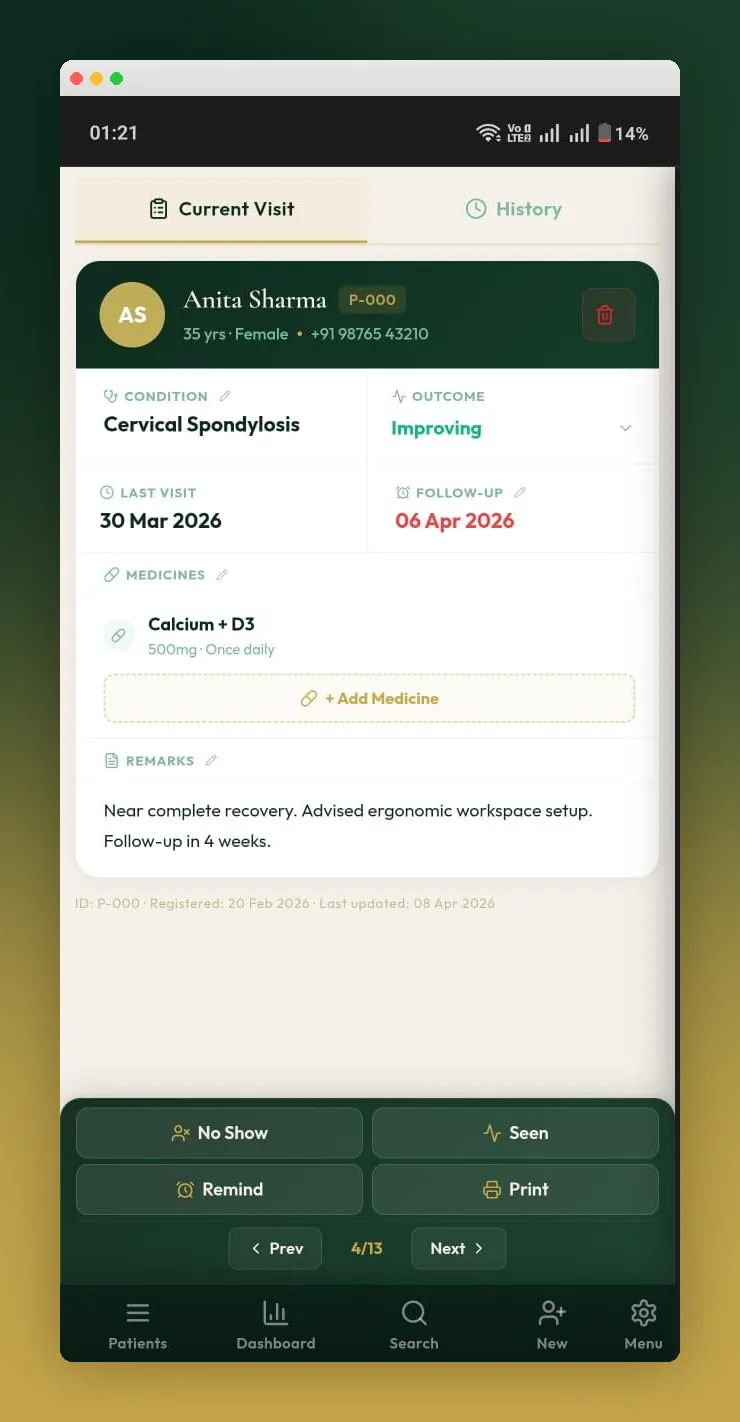 Digital Prescription Generator
